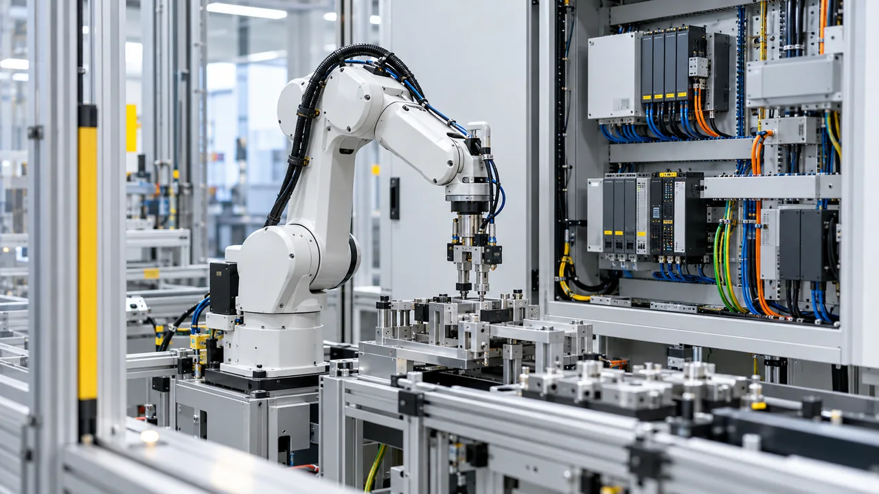 Endüstriyel Robot Entegrasyonu — temsili görsel