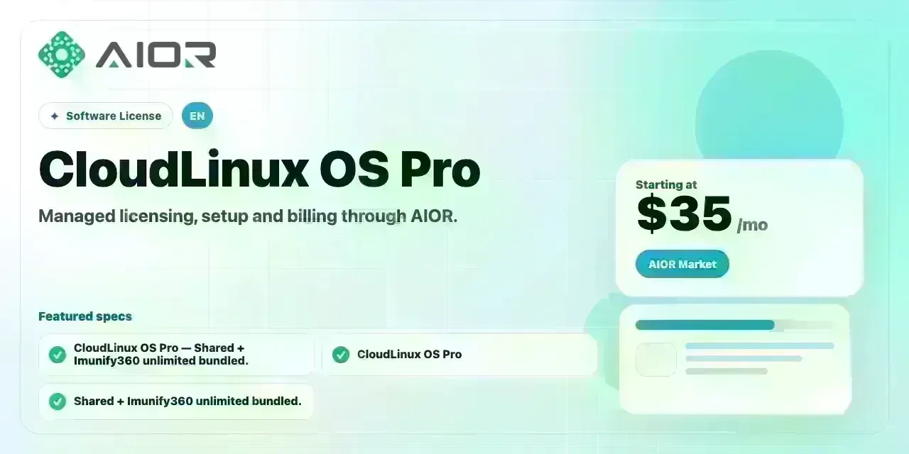 CloudLinux OS Pro