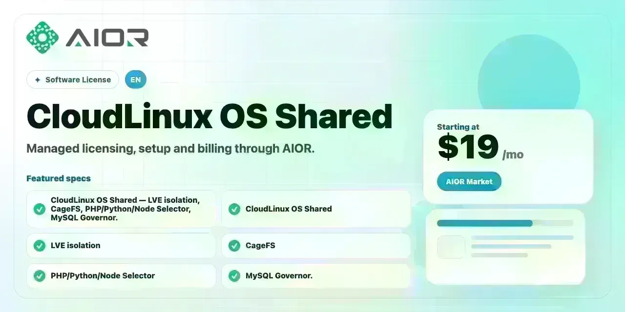 CloudLinux OS Shared