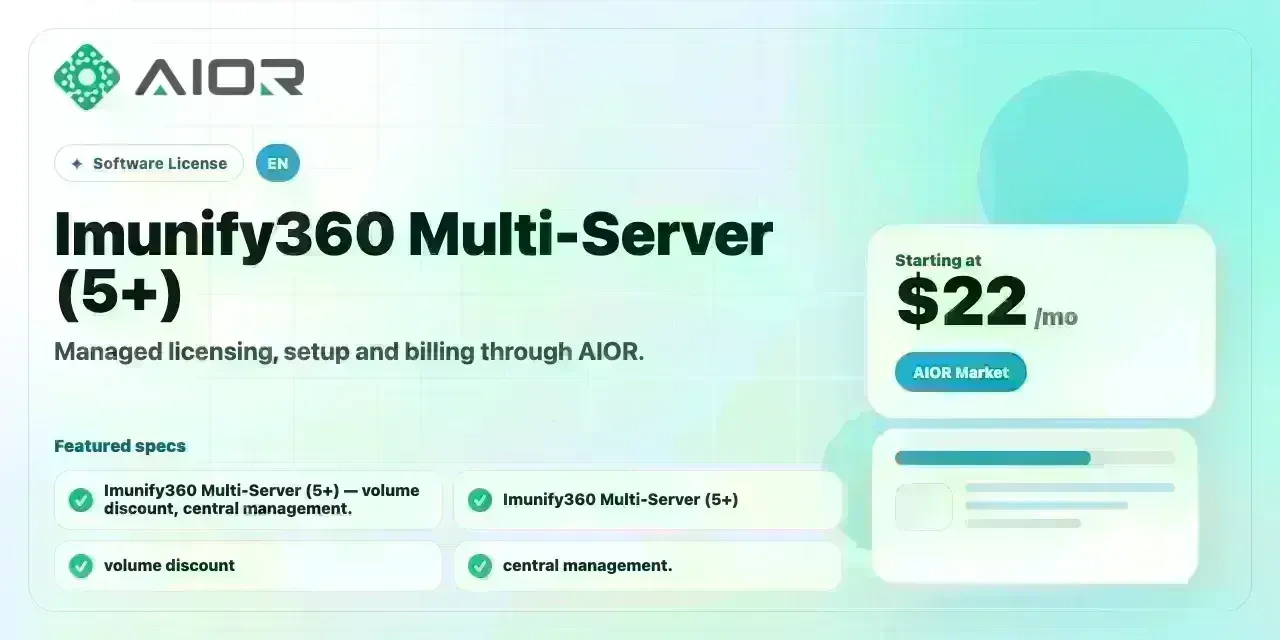 Imunify360 Multi-Server (5+)