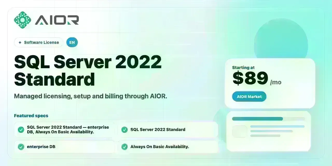 SQL Server 2022 Standard