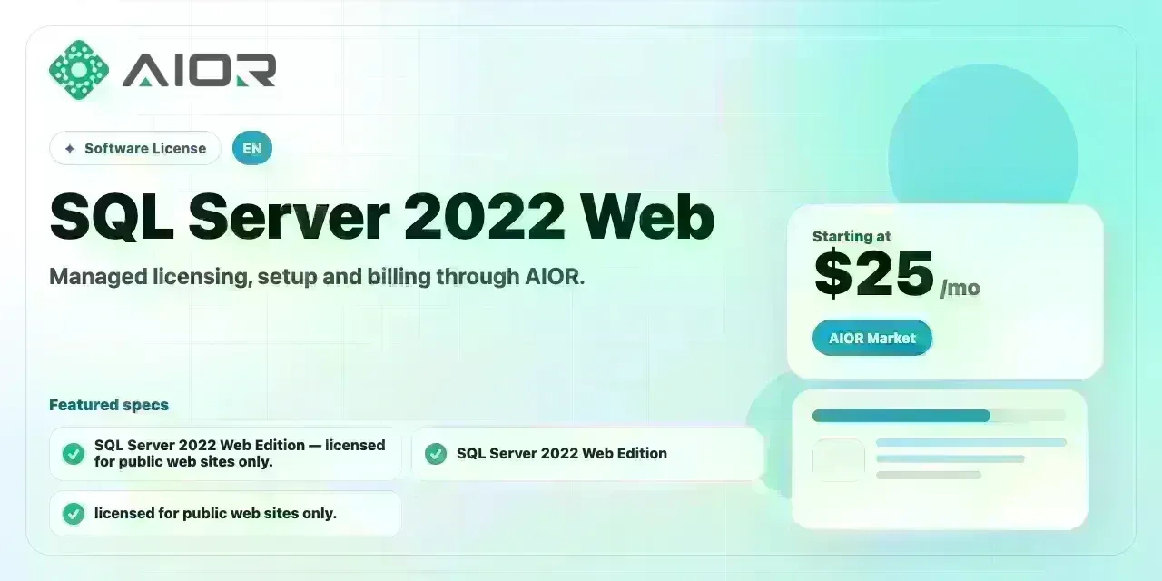 SQL Server 2022 Web