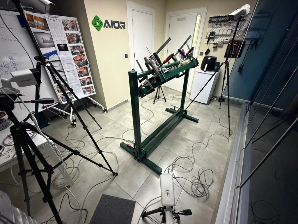 AIOR Vision validation work conducted with the real fixture