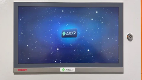 Beckhoff panelde AIOR logosu