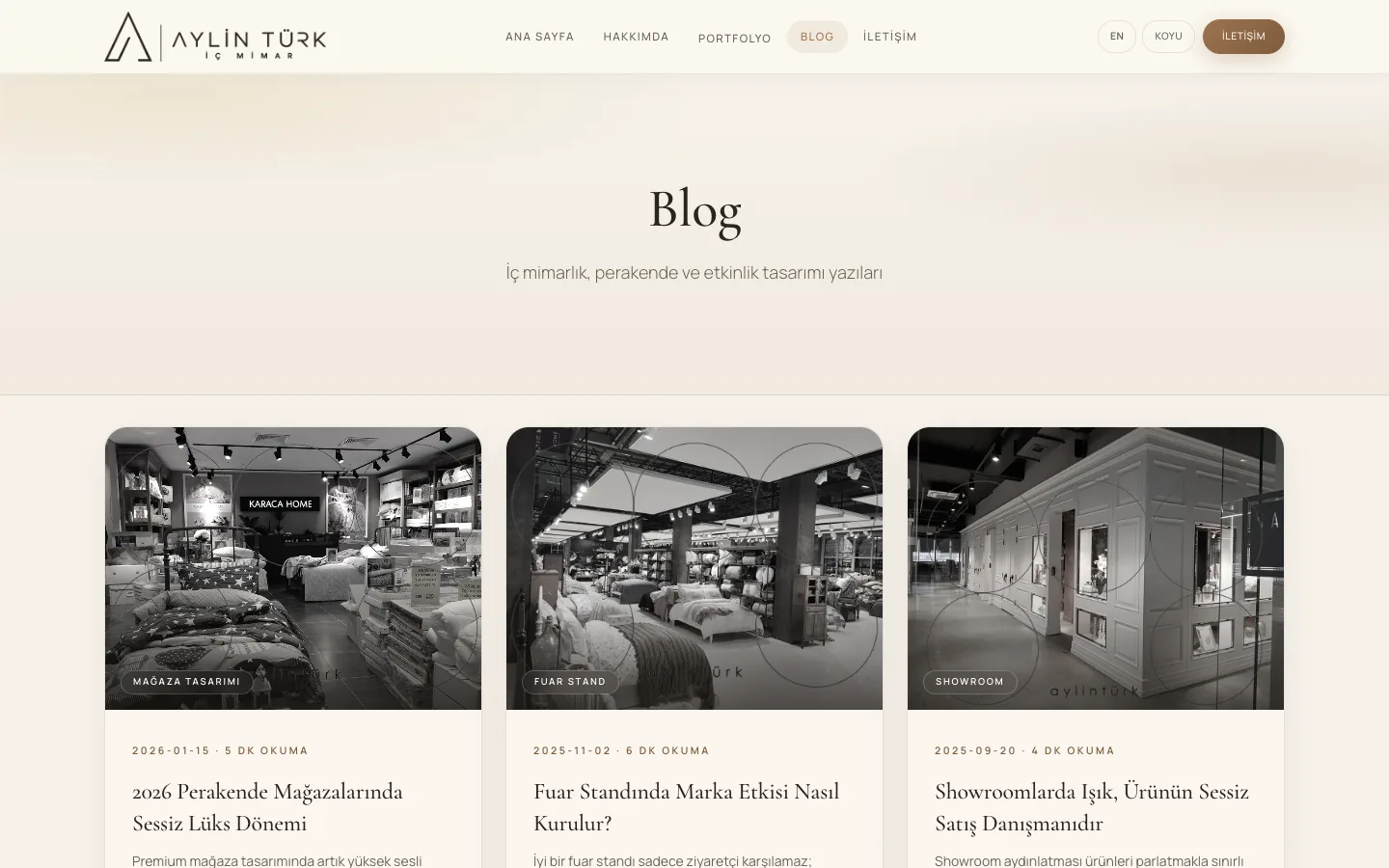 Blog | Aylin Turk Interior Architecture | Aylin Türk İç Mimar — desktop