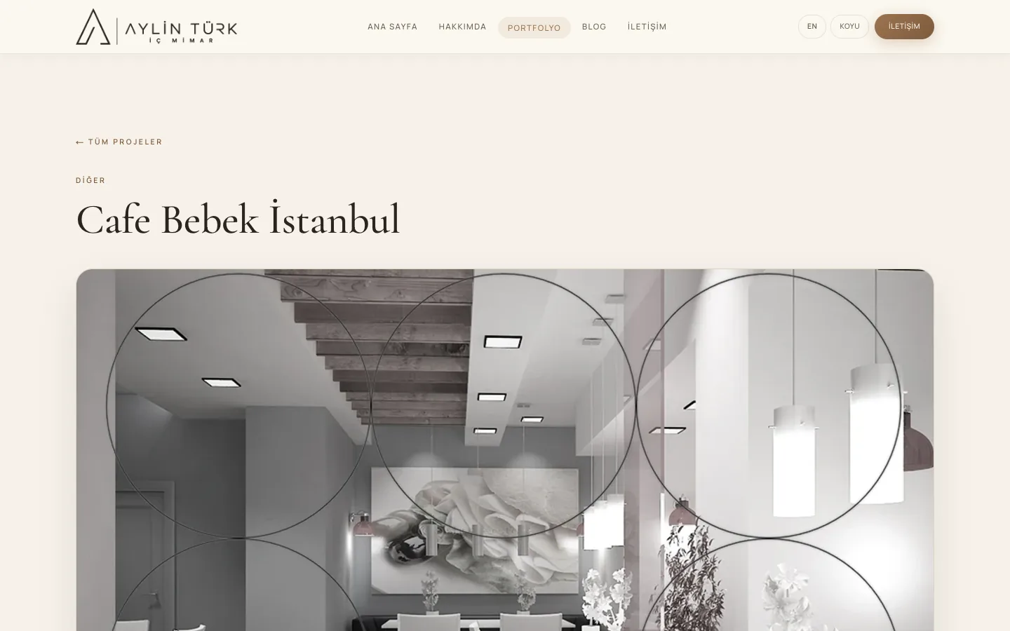 Cafe Bebek İstanbul | Aylin Türk | Aylin Türk İç Mimar — desktop