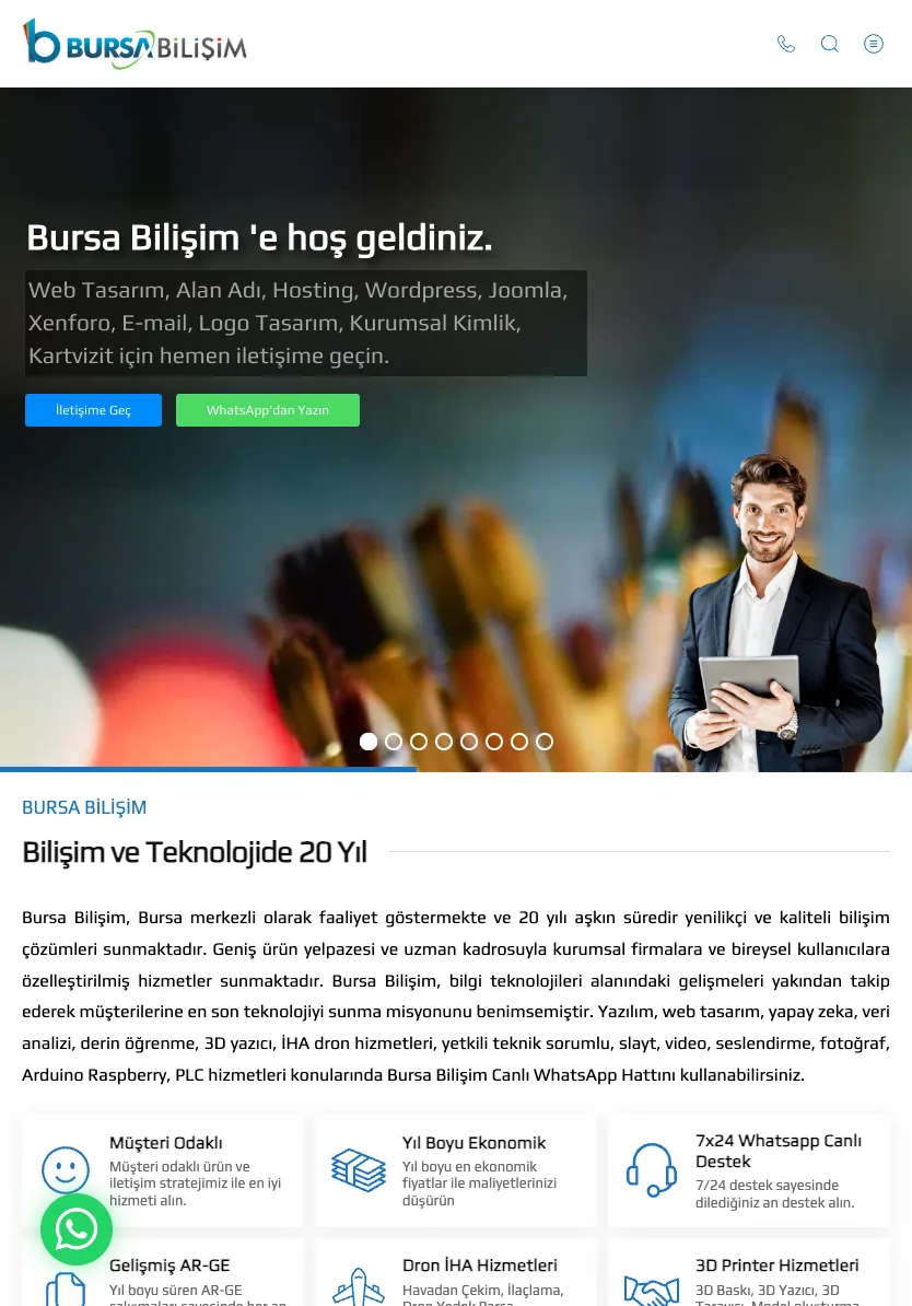 Homepage (dark theme) — tablet