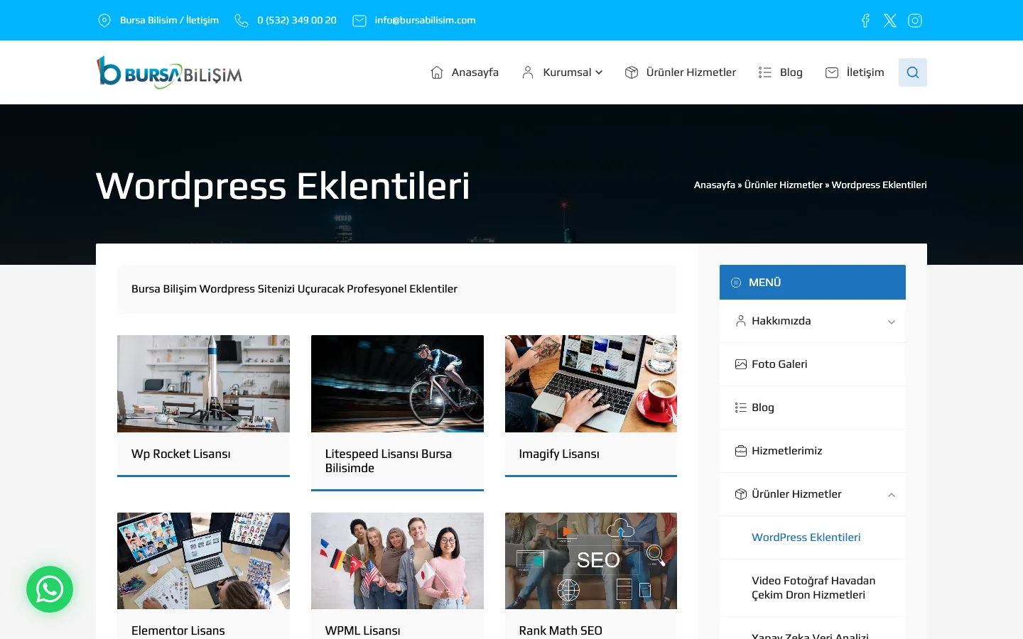 kategori/urunler hizmetler/wordpress eklentileri/ — desktop