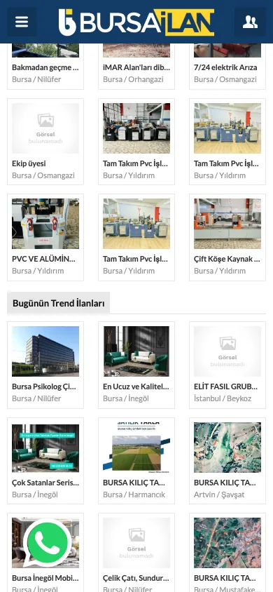 Homepage (dark theme) — mobile — section 2