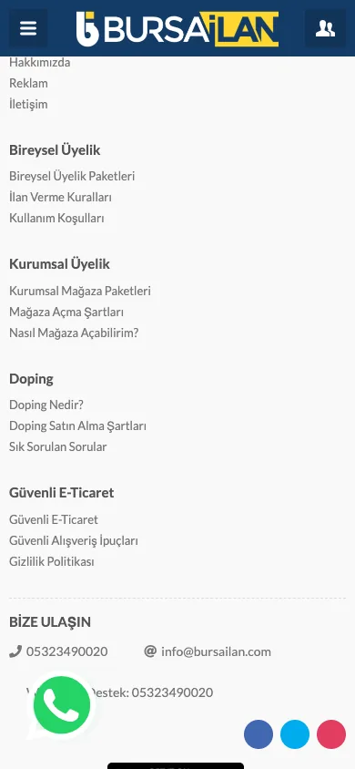 sayfa/giris yap — mobile — section 2