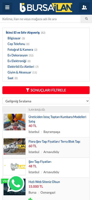 4/ikinci el ve sifir alisveris (dark theme) — mobile