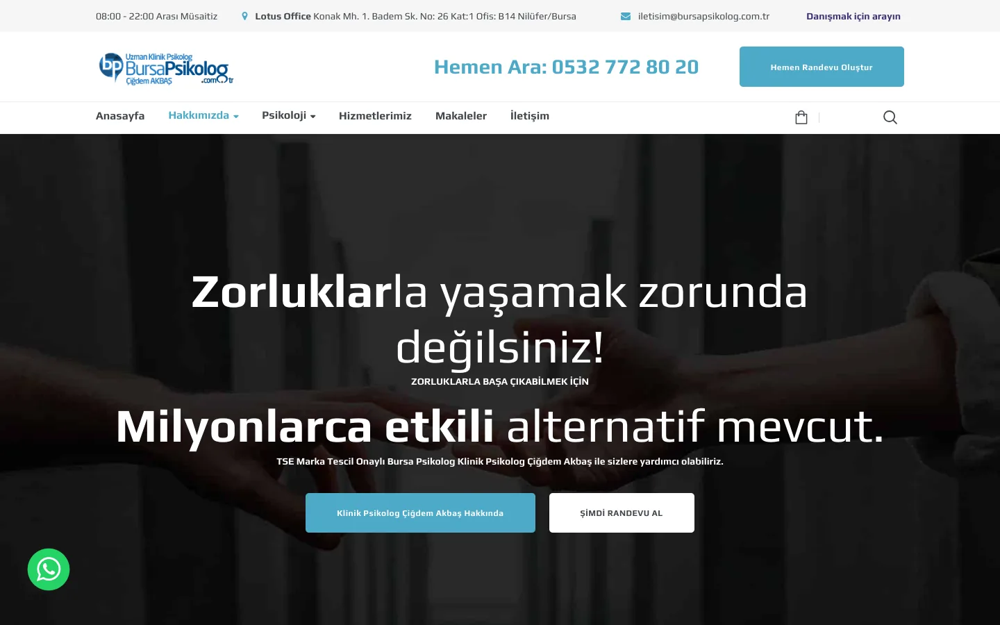 bursa psikolog hakkinda/ (koyu tema) — masaüstü