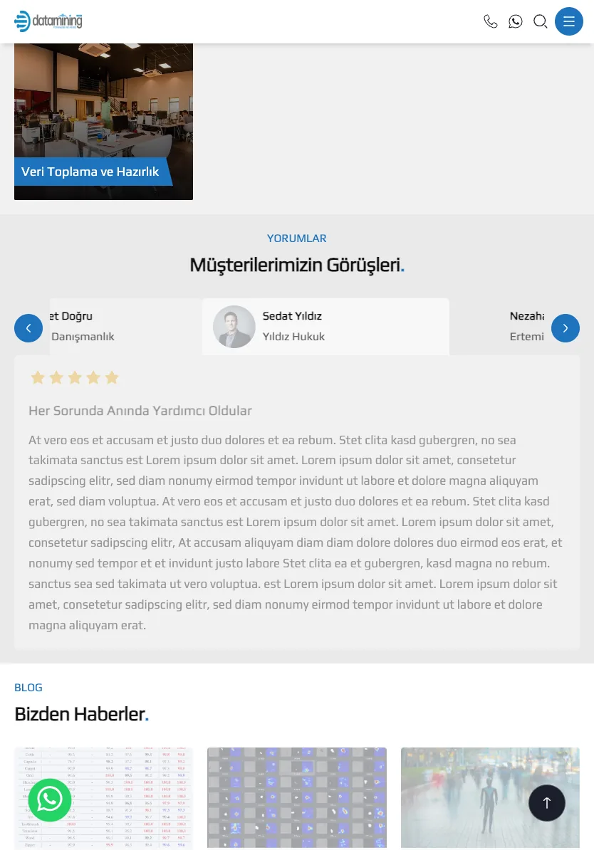 Homepage (dark theme) — tablet — section 2