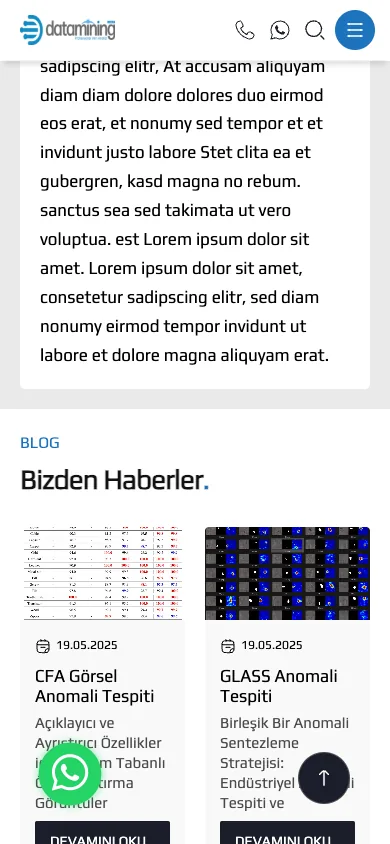 Homepage (dark theme) — mobile — section 2