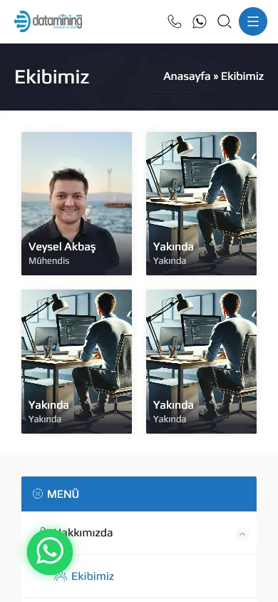 ekibimiz/ (dark theme) — mobile