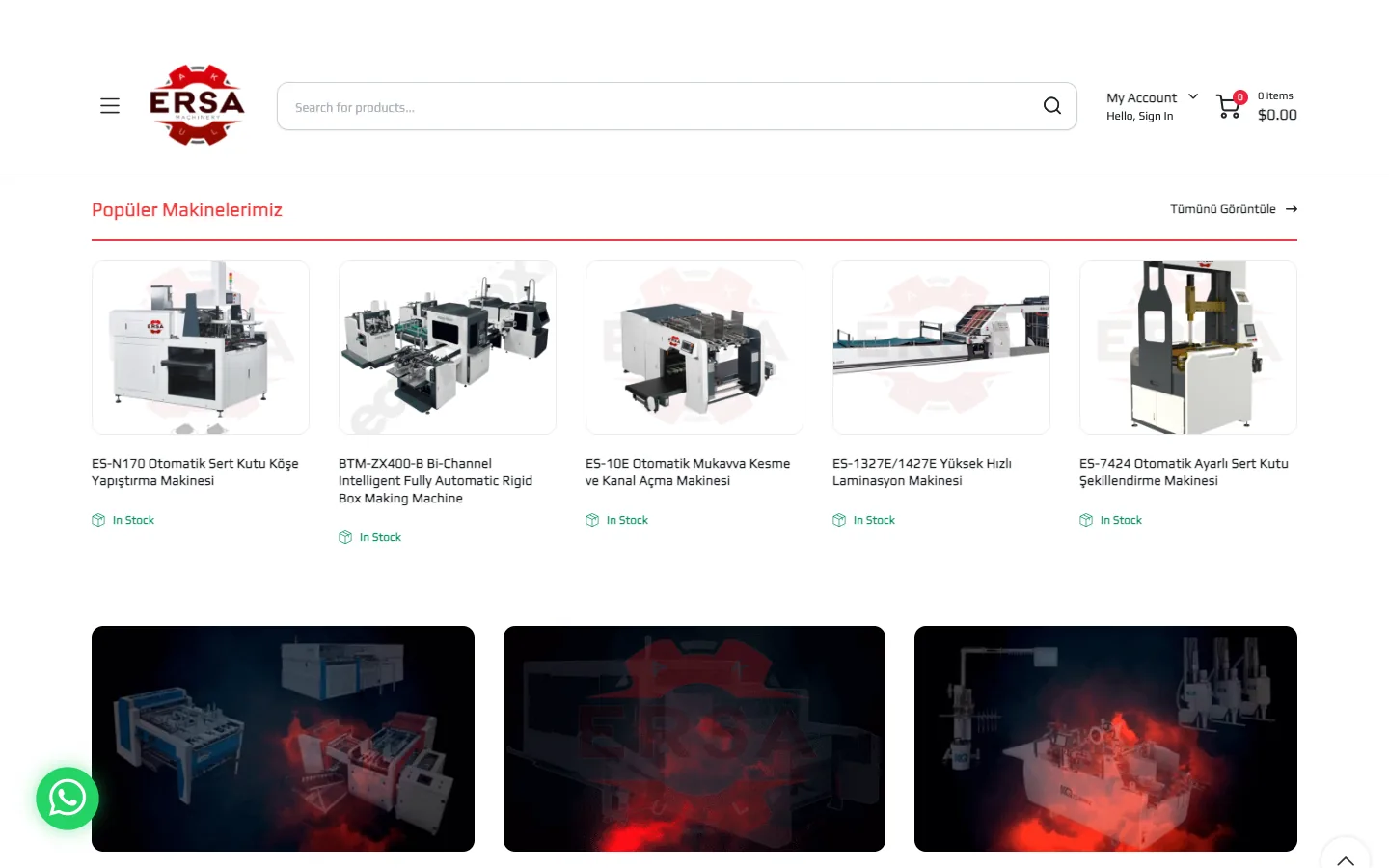 Ersa Makine – En Doğru Fiyat En Yüksek Kalite — desktop — section 3