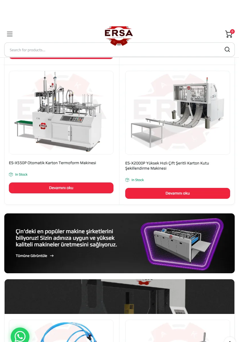 Ersa Makine – En Doğru Fiyat En Yüksek Kalite — tablet — section 2