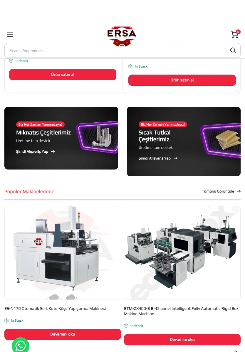 Ersa Makine – En Doğru Fiyat En Yüksek Kalite — tablet — section 3