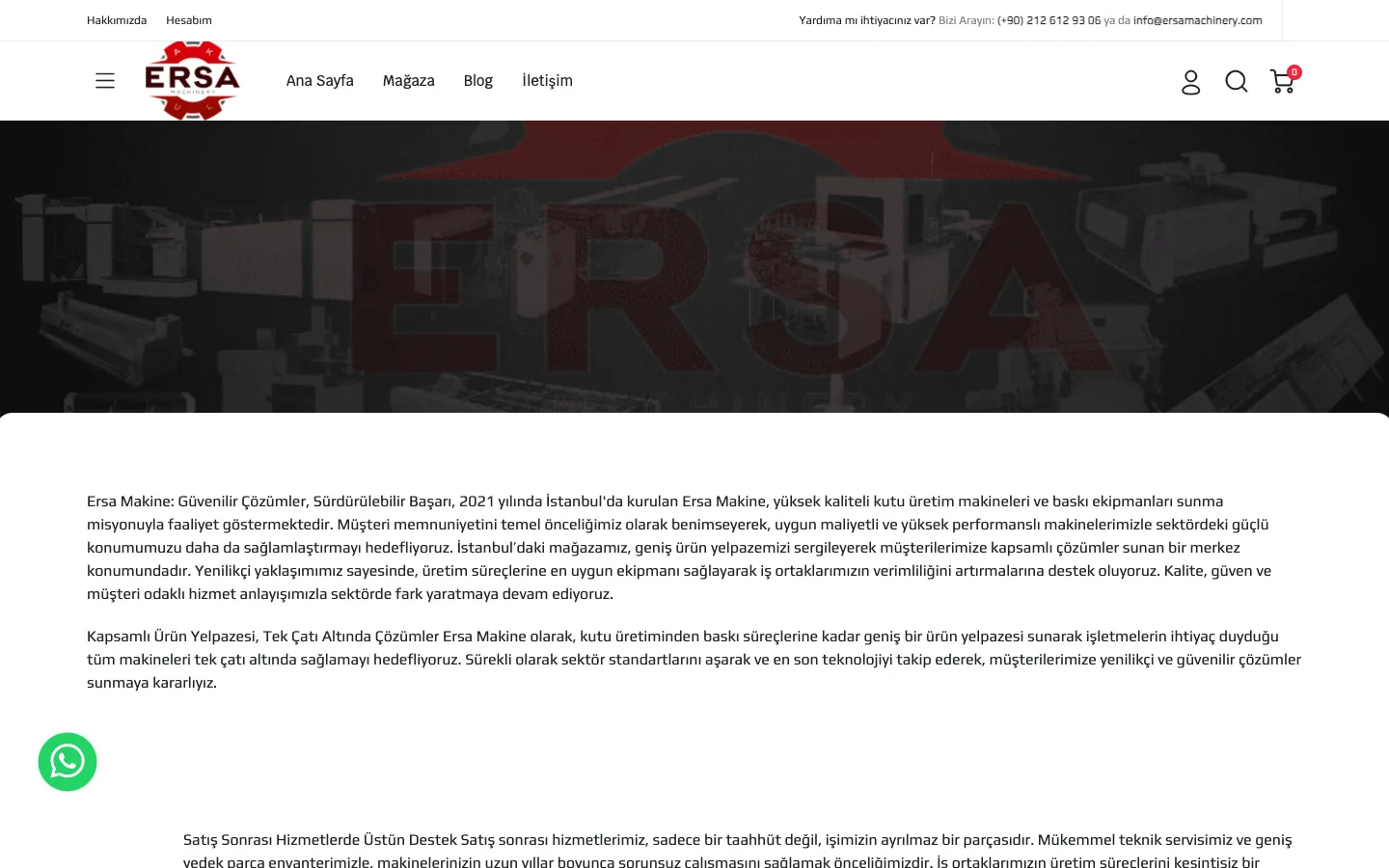 Hakkımızda – Ersa Makine — desktop