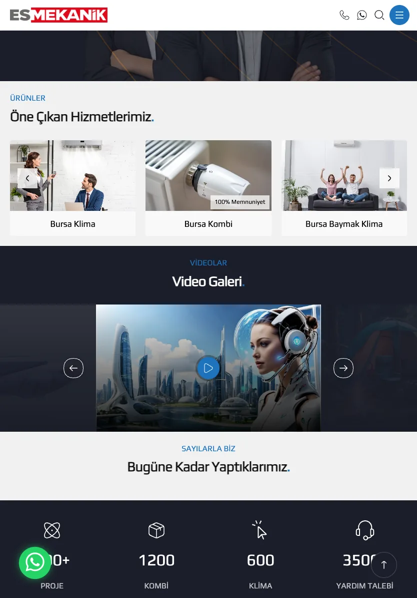 Homepage — tablet — section 2