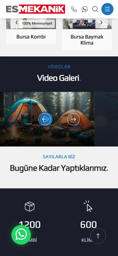 Homepage — mobile — section 2