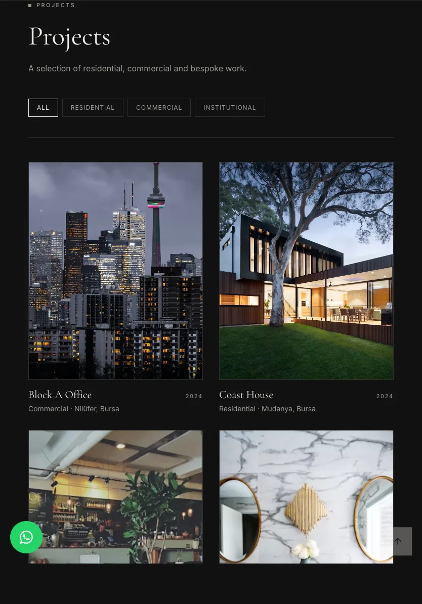 en/projects — tablet