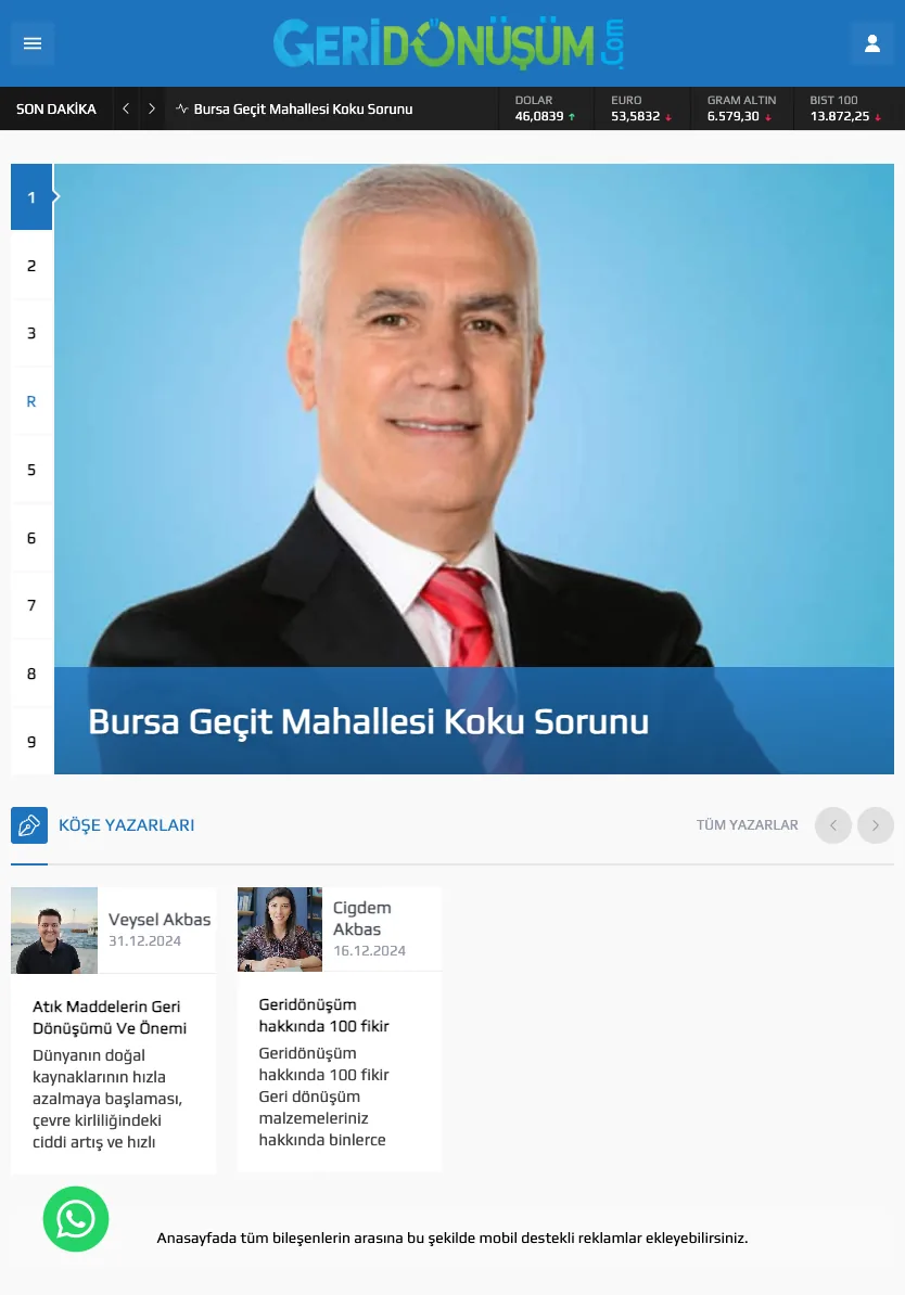 Homepage — tablet