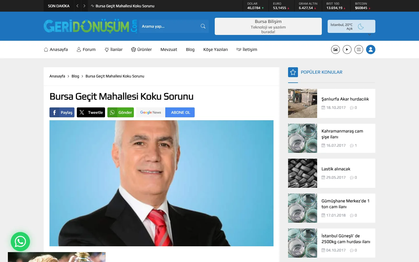 bursa gecit mahallesi koku sorunu 2/3182/ — desktop