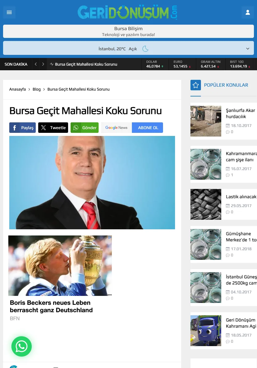 bursa gecit mahallesi koku sorunu 2/3182/ — tablet