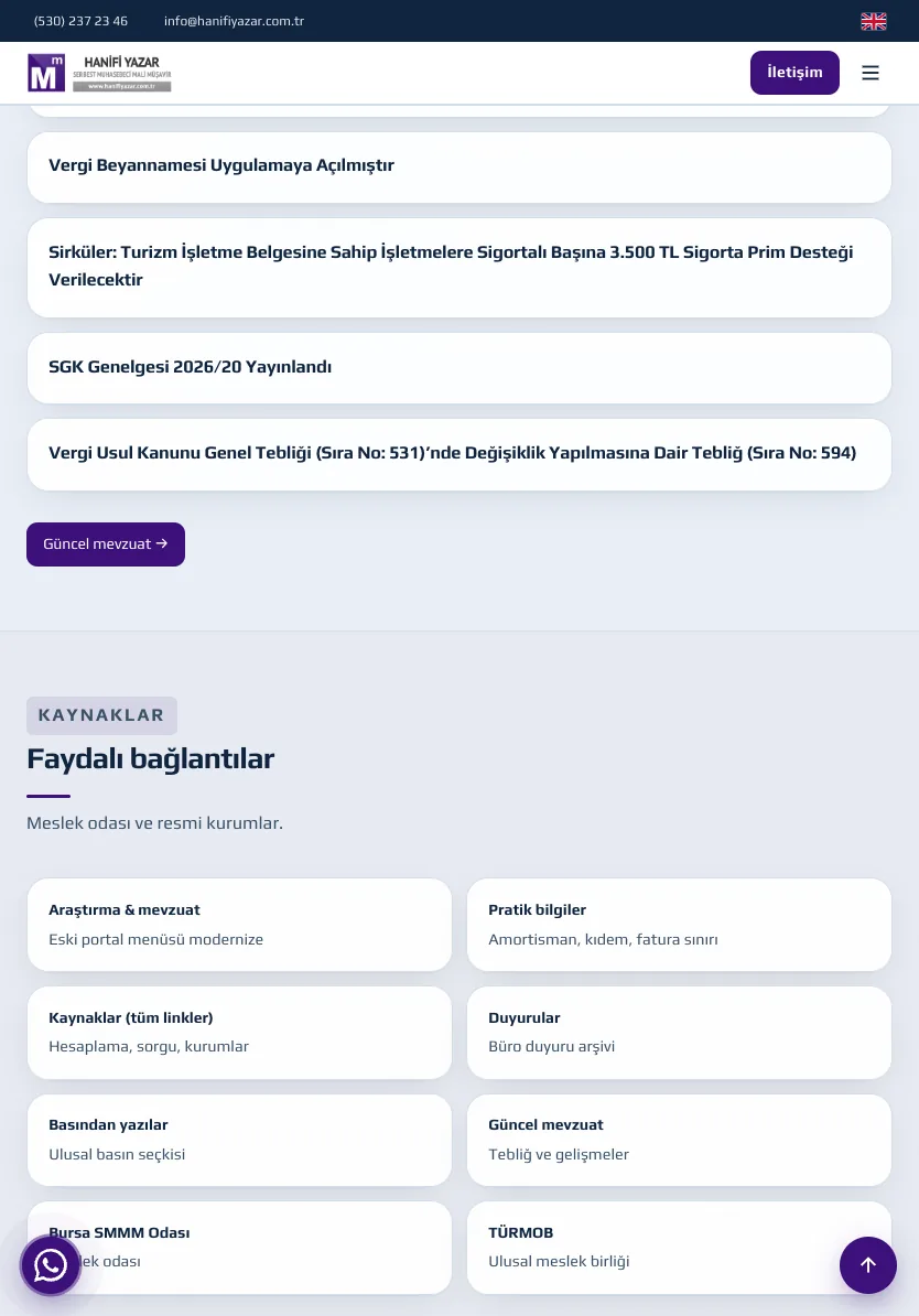 Hanifi Yazar, SMMM | Bursa — tablet — section 3