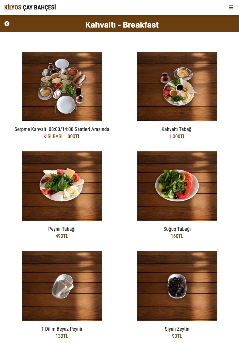 Kahvaltı - Breakfast — tablet