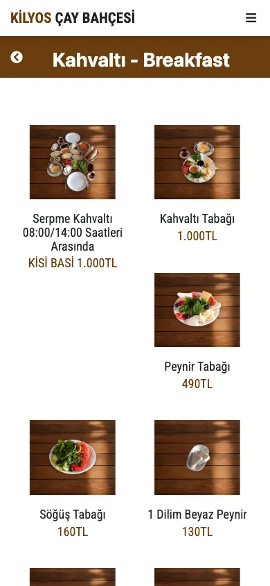 Kahvaltı - Breakfast (dark theme) — mobile