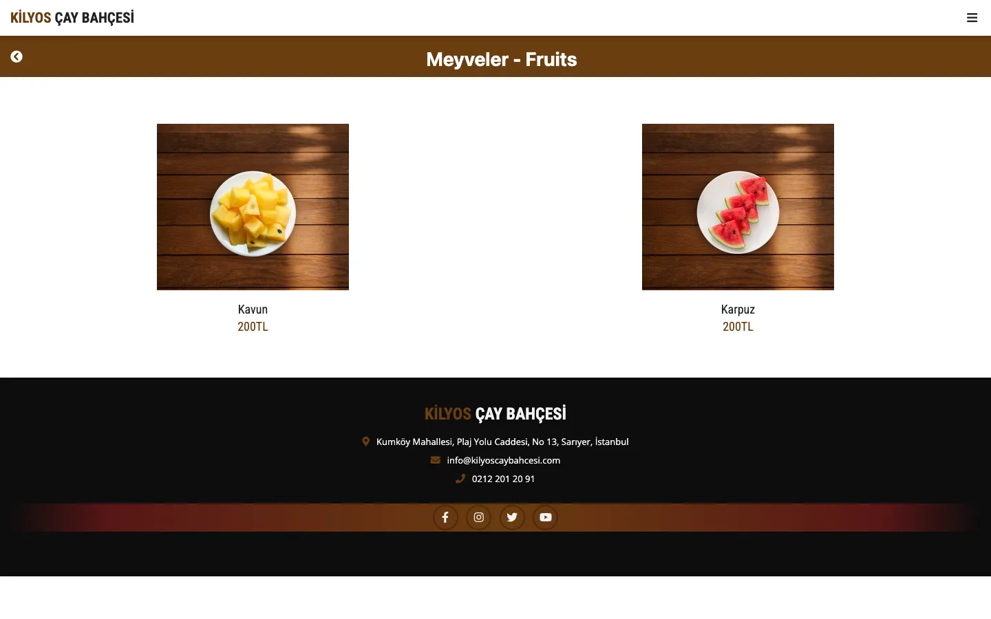 Meyveler - Fruits — desktop